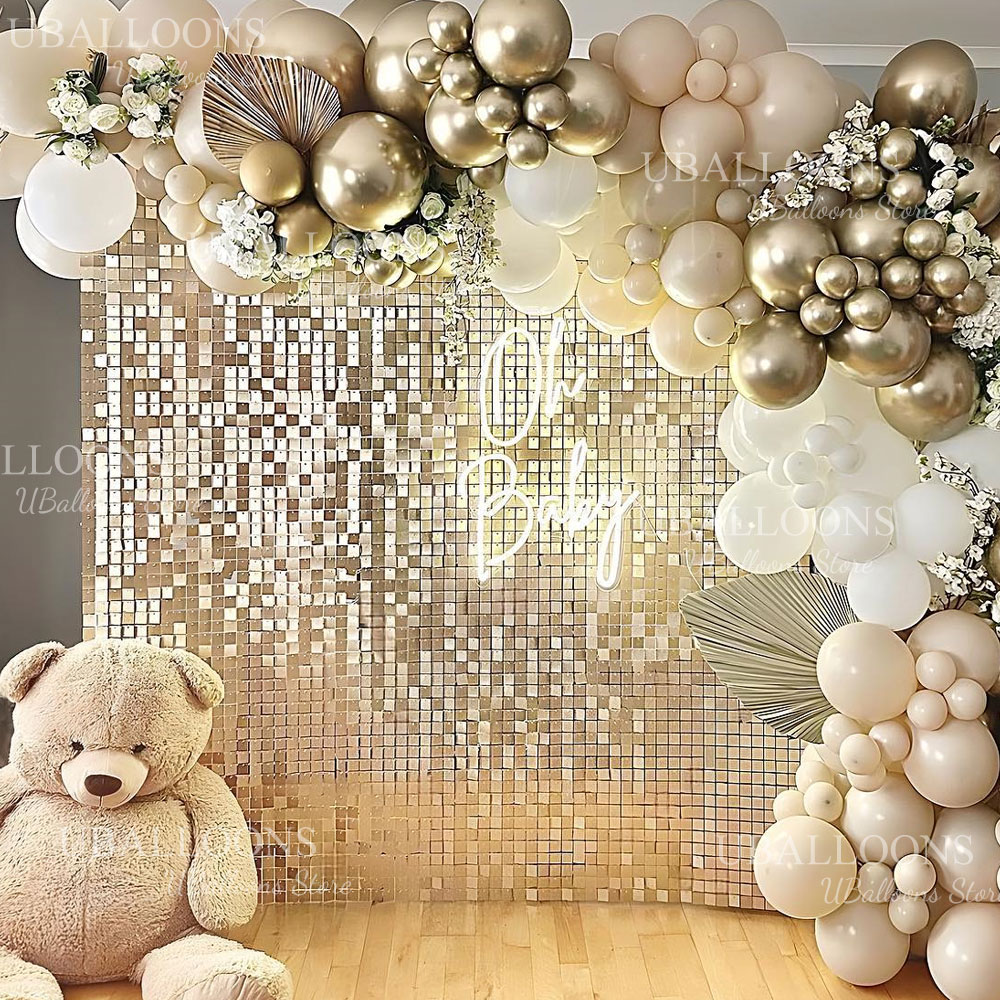 Matte Champagne Gold Backdrop  - огляд і ціна Sequin Fabric Panel