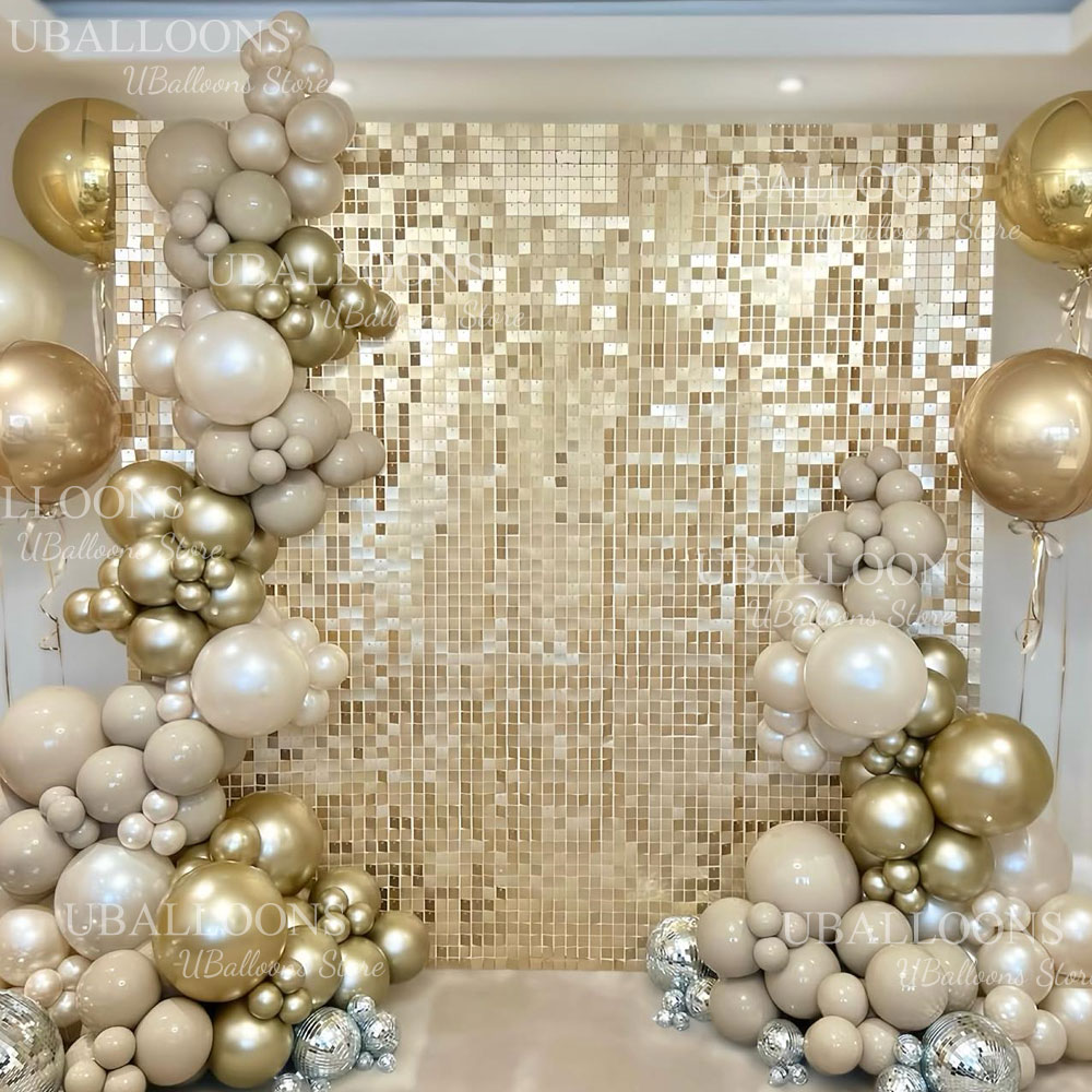 Matte Champagne Gold Backdrop  - огляд і ціна Sequin Fabric Panel