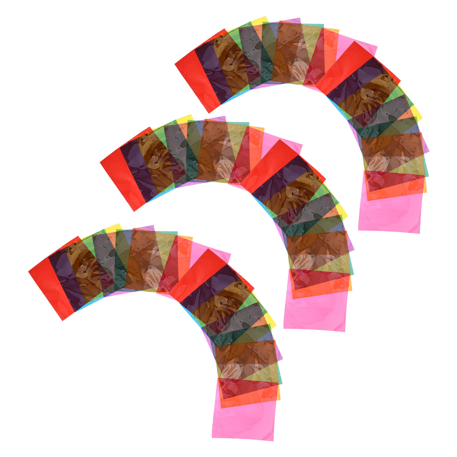 90Pcs Colored Cellophane Paper - огляд і ціна Craft Embellishments