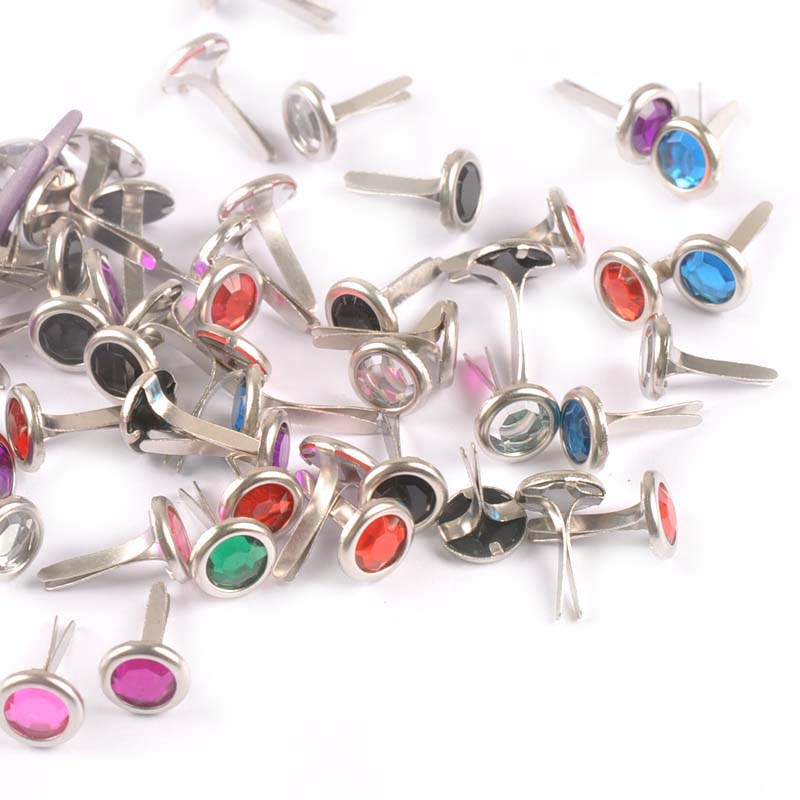 50pcs 8.5X15mm Mix Rhinestone  - огляд і ціна Embellishments For Scrapbooking
