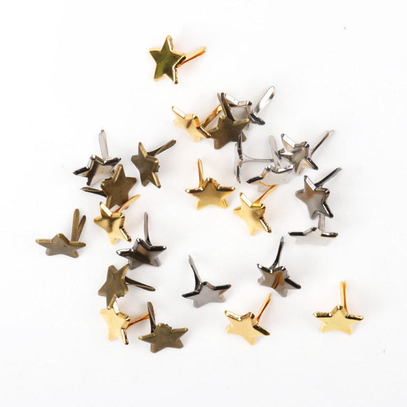 50pcs Mixed Metal Star Brad St - огляд і ціна Embellishments For Scrapbooking