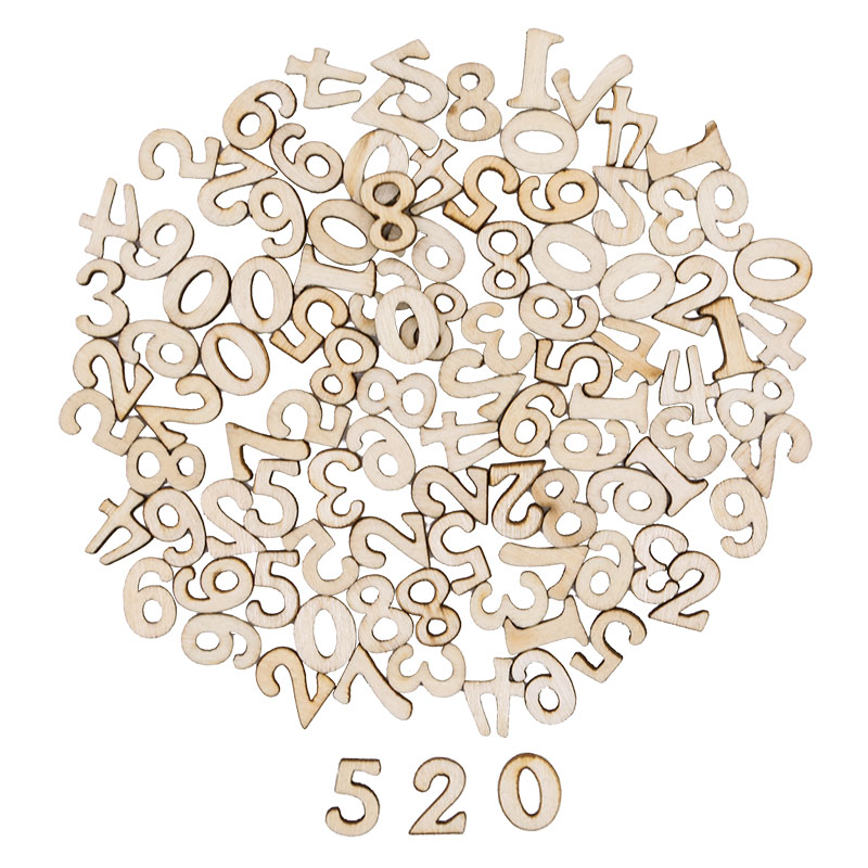 100pcs Letters Wooden Alphabet - огляд і ціна Craft Embellishments