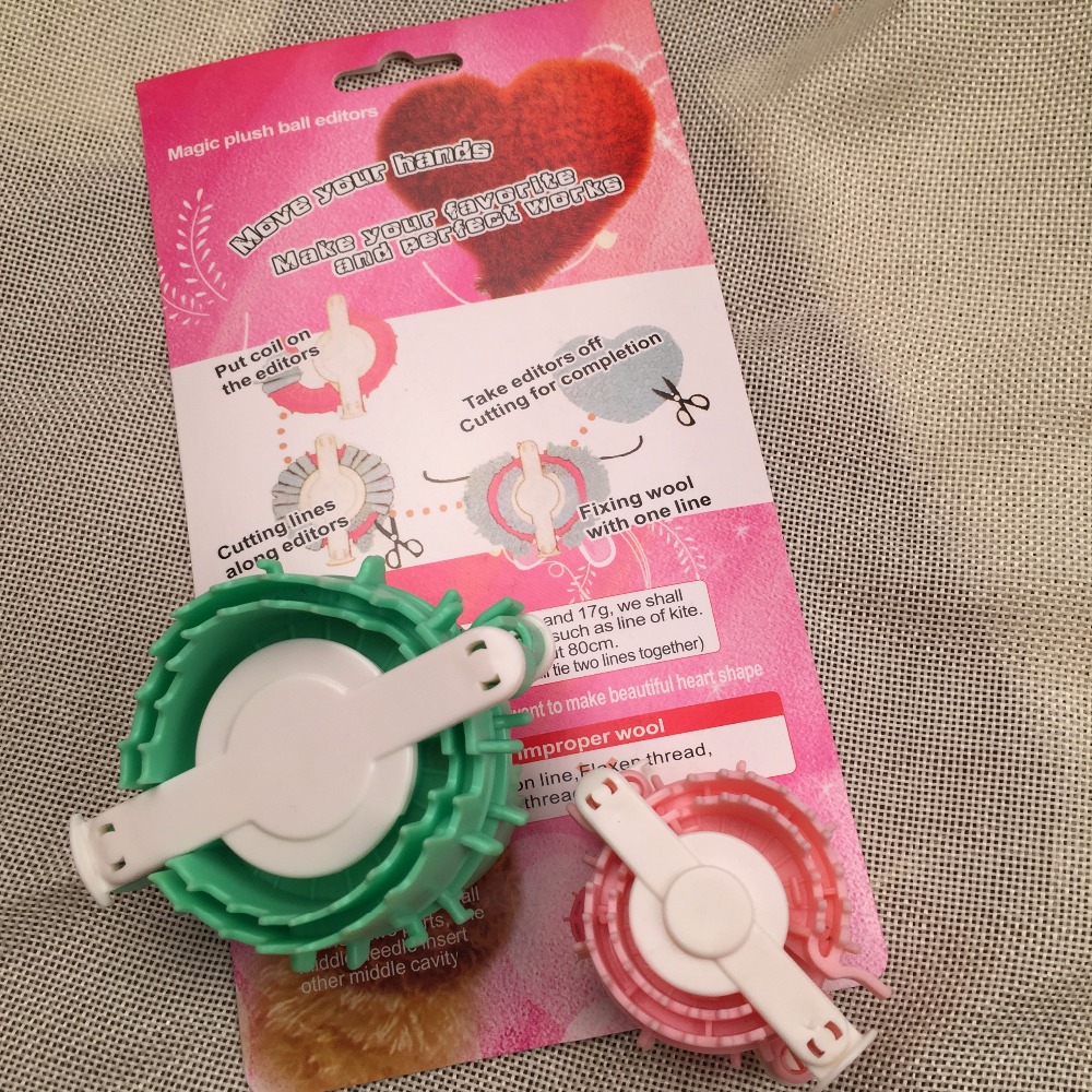Free Shippng Pompom Maker swee - огляд і ціна Pom Pom Maker Tool