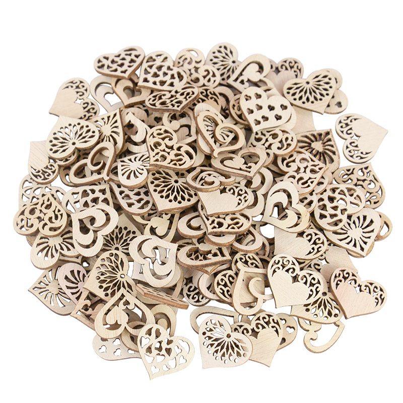 50/100pcs Hollowed Heart Patte - огляд і ціна Craft Embellishments