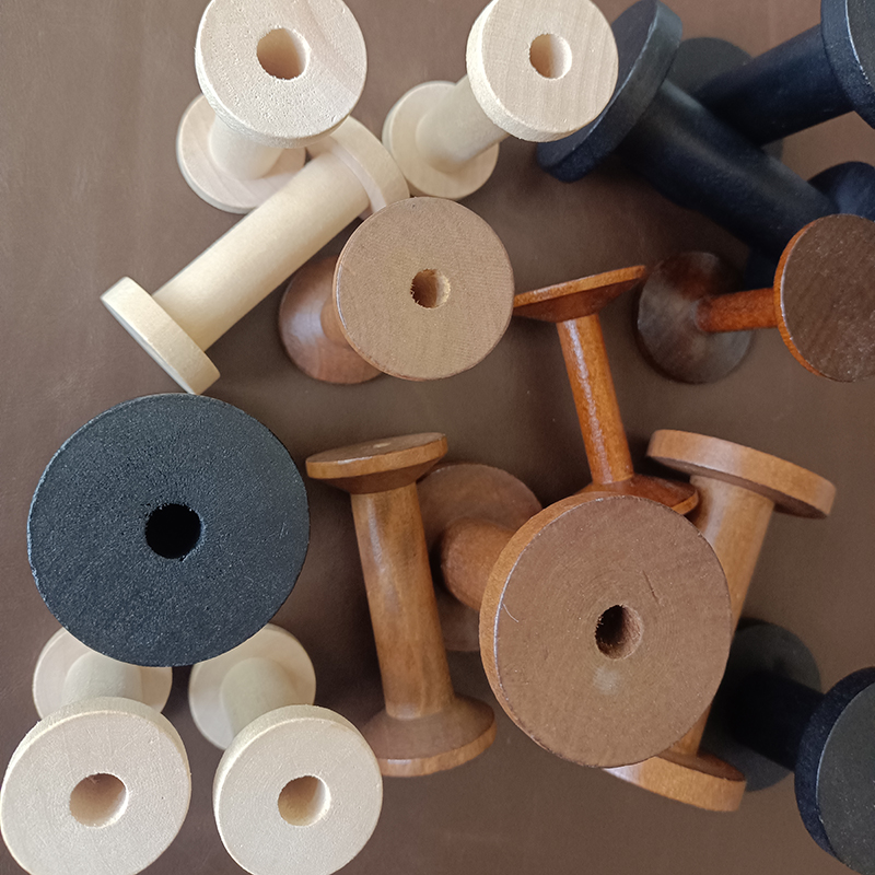 10Pcs/Set Vintage Natural Wood - огляд і ціна Organza Ribbon Spool
