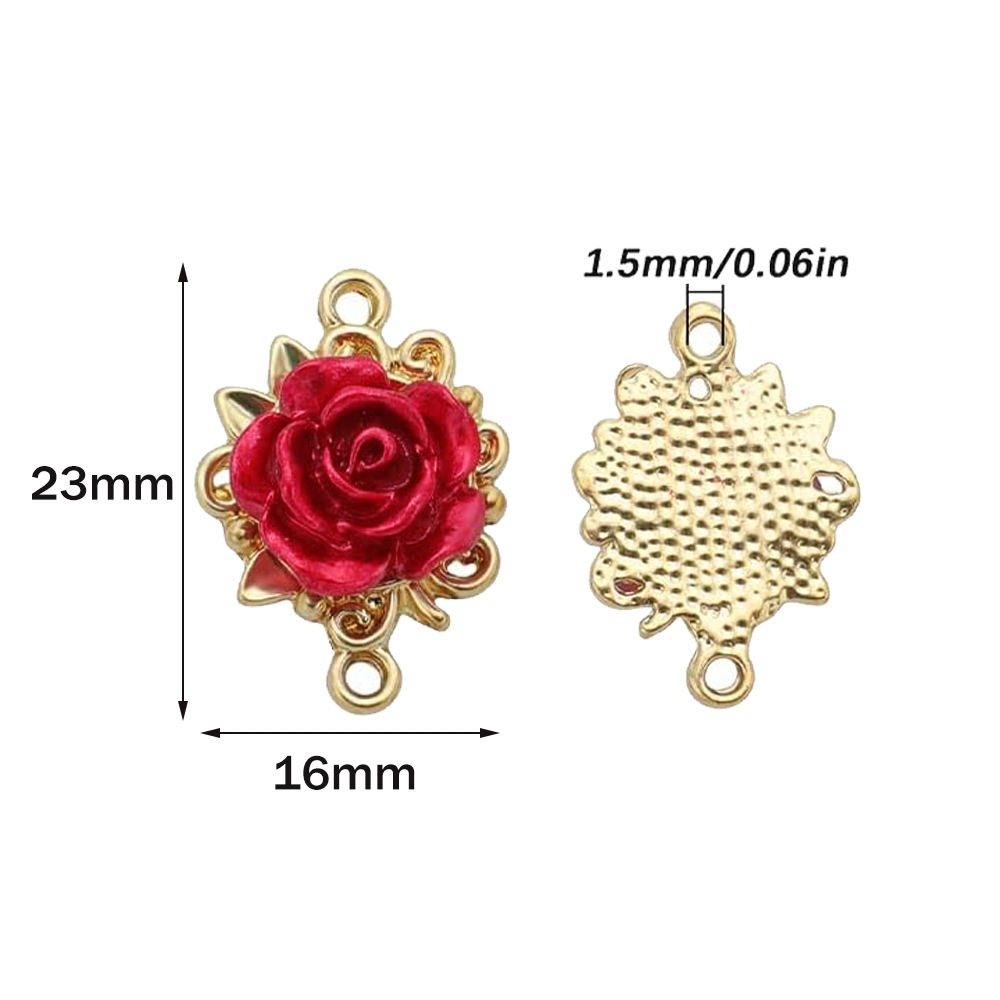 5/10pcs Rose Charms 3D Rose Fl - огляд і ціна Embellishment Crafts