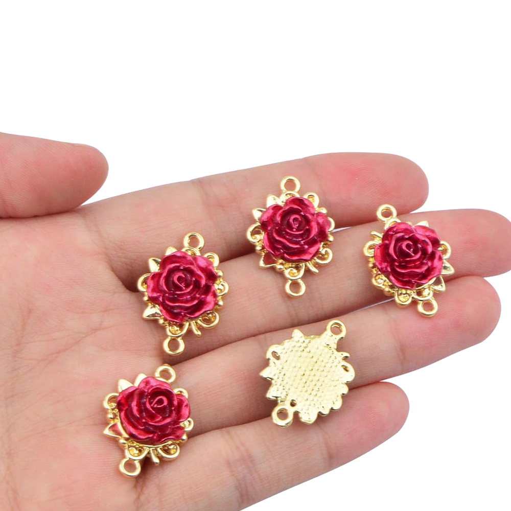 5/10pcs Rose Charms 3D Rose Fl - огляд і ціна Embellishment Crafts