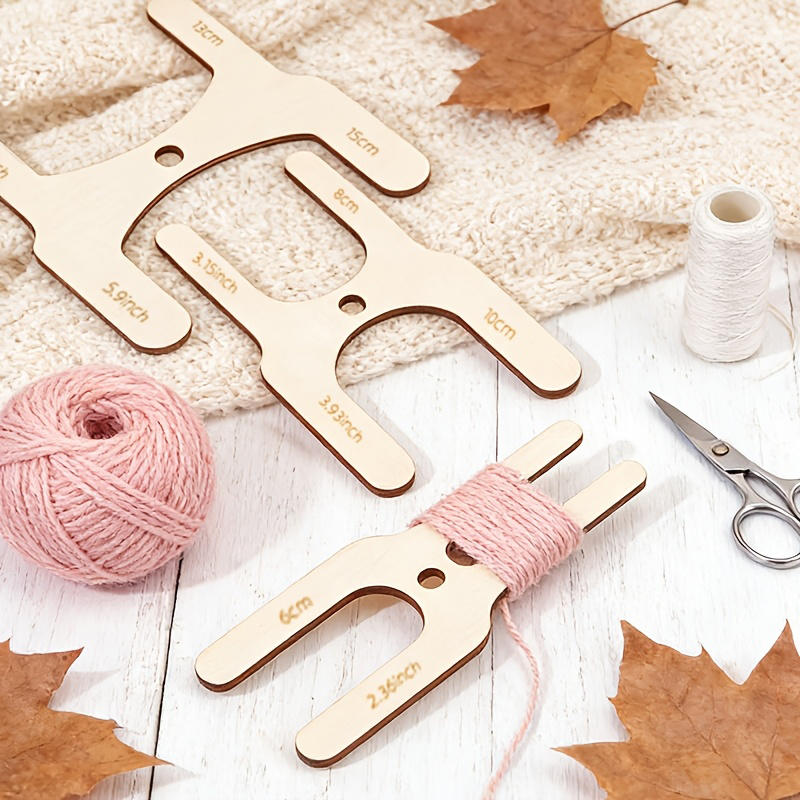 4pcs Wooden Pom-Pom Maker Set  - огляд і ціна Pom Pom Maker Tool