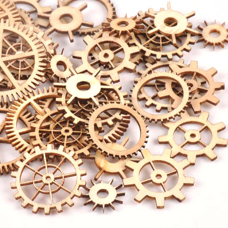 20-40mm 36pcs Unfinished Wood  - огляд і ціна Craft Embellishments