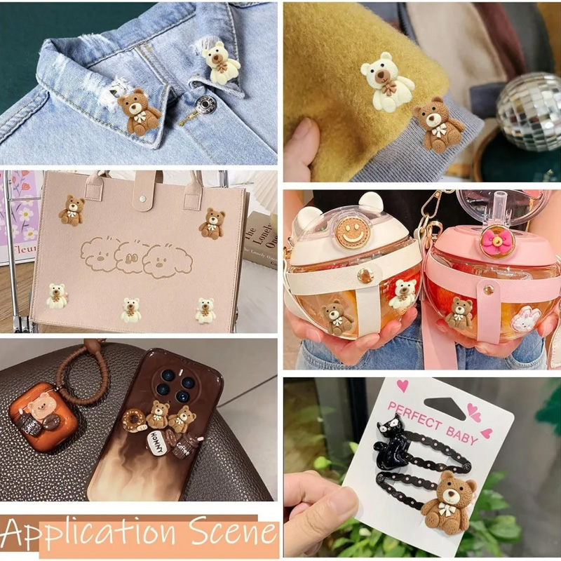 10/30/50pcs Resin Teddy Bear C - огляд і ціна Embellishments For Scrapbooking