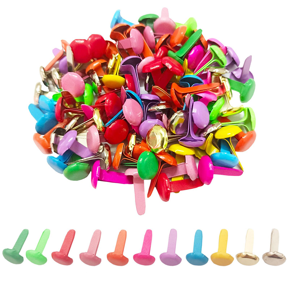 100pcs/Bag Mix Pattern Round M - огляд і ціна Embellishments For Scrapbooking