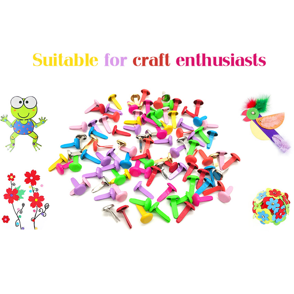 100pcs/Bag Mix Pattern Round M - огляд і ціна Embellishments For Scrapbooking