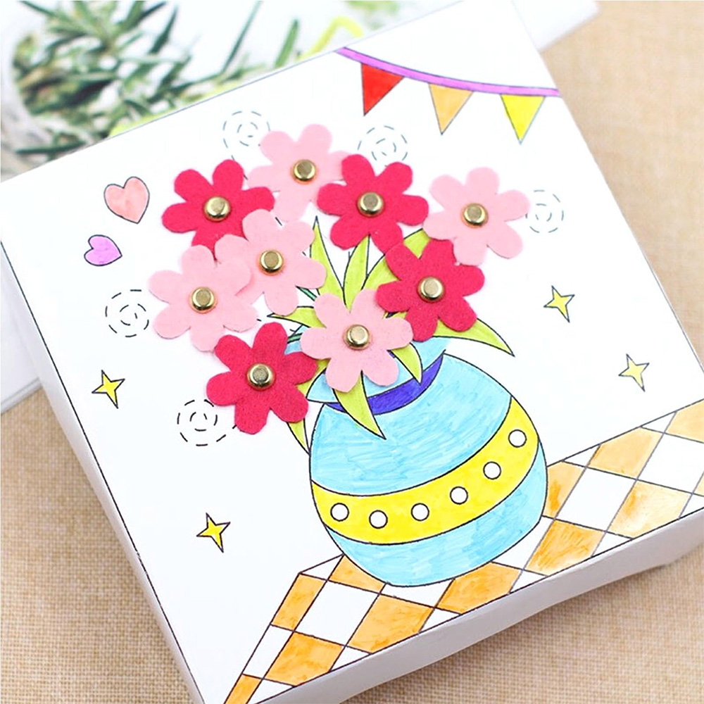 100pcs/Bag Mix Pattern Round M - огляд і ціна Embellishments For Scrapbooking