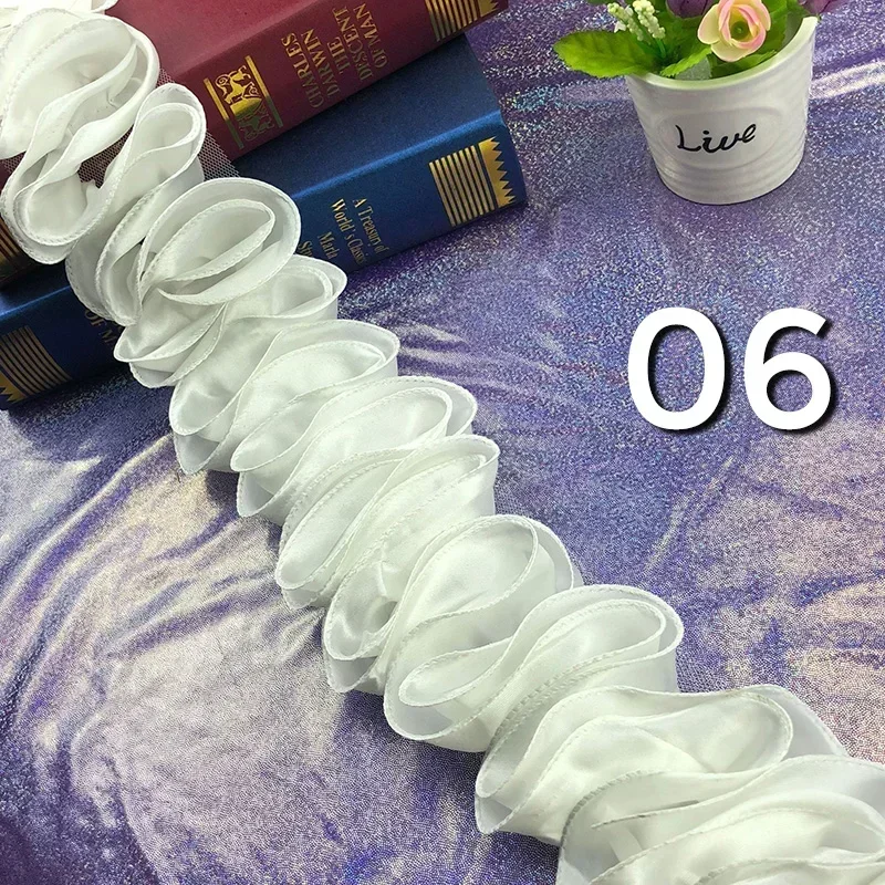 5Yards Pleated Ruffled Trim Sh - огляд і ціна Lace Ribbon Trim